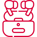 Écouteur ICONIX avec connecteur 3,5 mm, modèle IC-HF1230, blanc