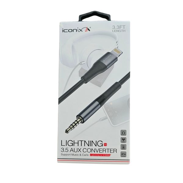 Convertisseur auxiliaire Iphon vers 3,5 mm, modèle IC-AX2216