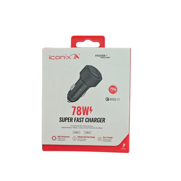 Chargeur de voiture ultra rapide, Modèle IC-CC1717